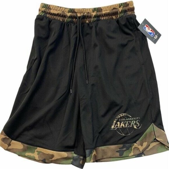 NBA Other - Los Angeles Lakers NBA Mens Shorts Brown Camo